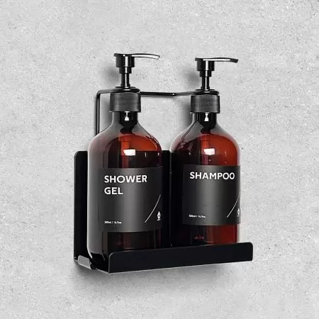 Support de bouteille en acier inoxydable double anti-vol - Support de bouteille double